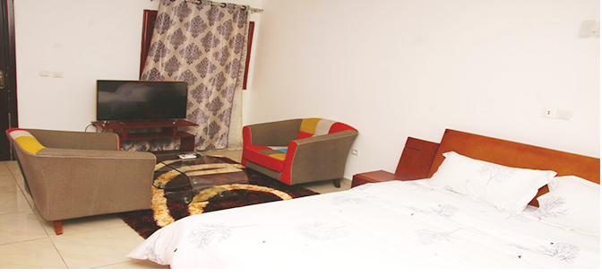 Coin salon, Chambre Simple