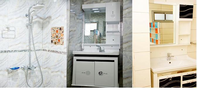 Salle d'eau, vues multiples Suite Junior